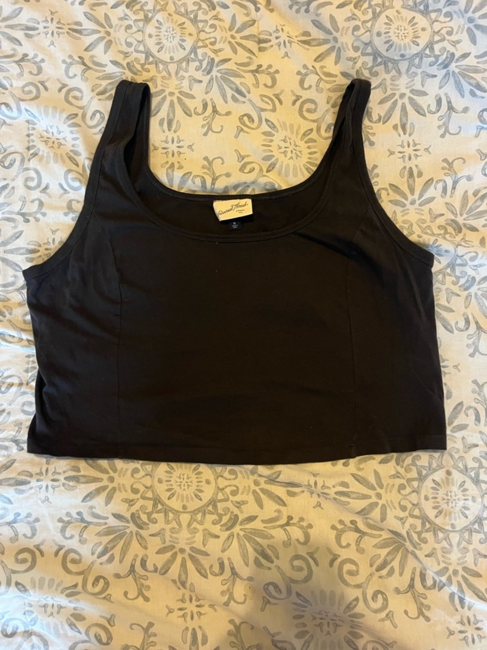 Universal Thread Black Cropped Tank